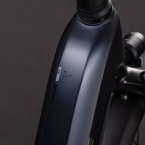 CUBE Touring Hybrid ONE 600 Easy Entry COAL´N´CHROME