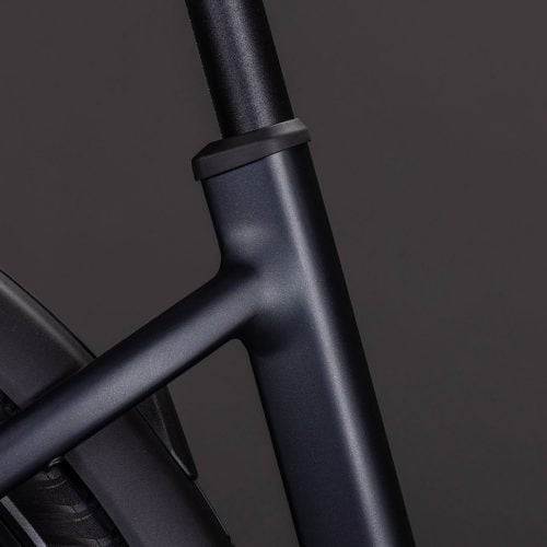 CUBE Touring Hybrid ONE 600 Easy Entry COAL´N´CHROME