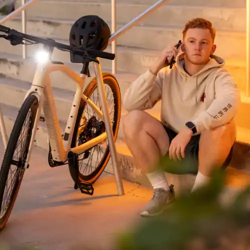 Električno kolo Muon UrbanCross - Pro (17,6kg) - Yellow Sand